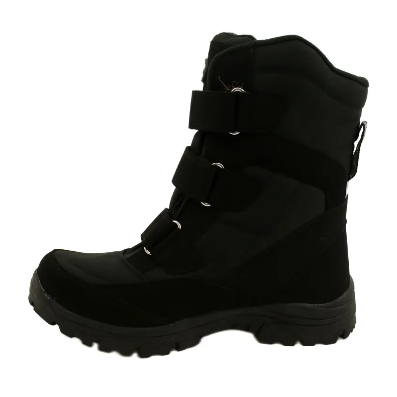 American Club Bottes Softshell Chauffantes Avec Velcro SN06/22 Noir le noir