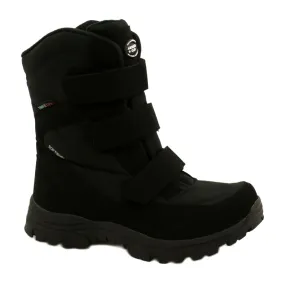 American Club Bottes Softshell Chauffantes Avec Velcro SN06/22 Noir le noir