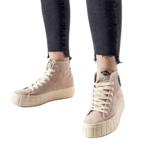 Baskets beiges Lee Cooper LCJ-22-31-1434L