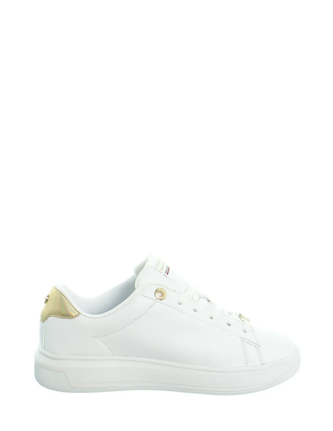 Baskets en cuir Tommy Hilfiger ref_51662 Blanc