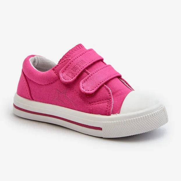 Baskets Velcro Enfant Big Star NN374113 Fuchsia rose