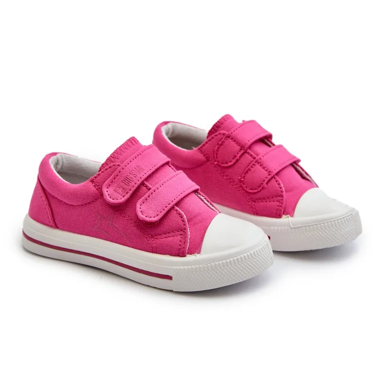 Baskets Velcro Enfant Big Star NN374113 Fuchsia rose