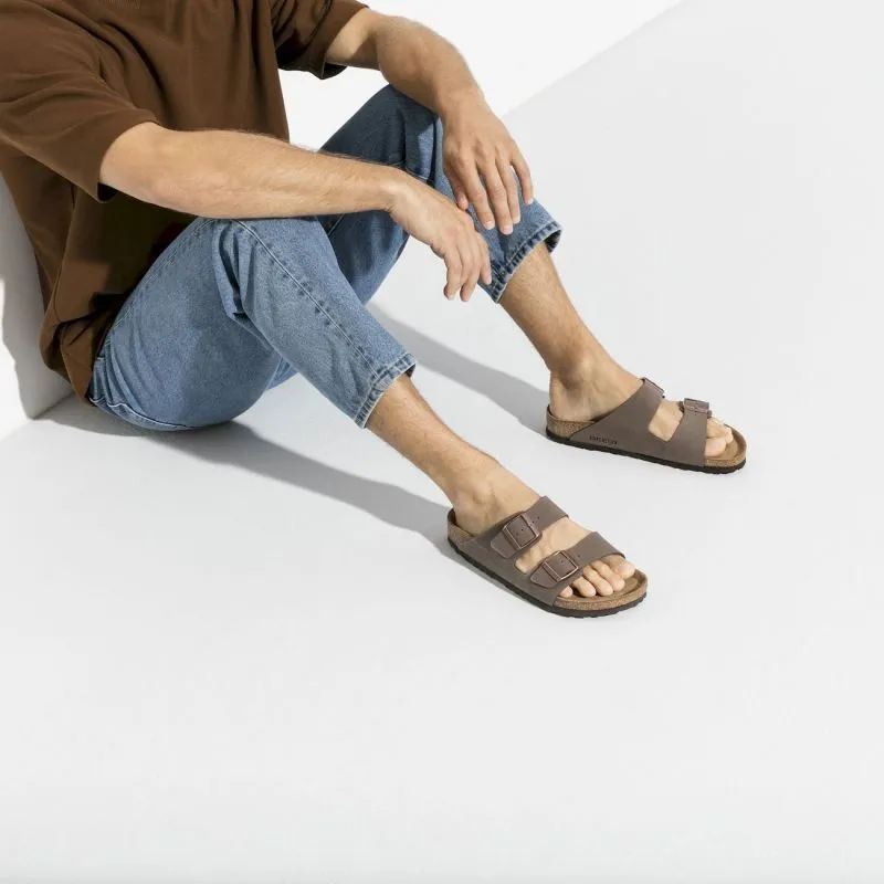 Birkenstock Arizona Birko-Flor Nubuck - Sandales | Hardloop