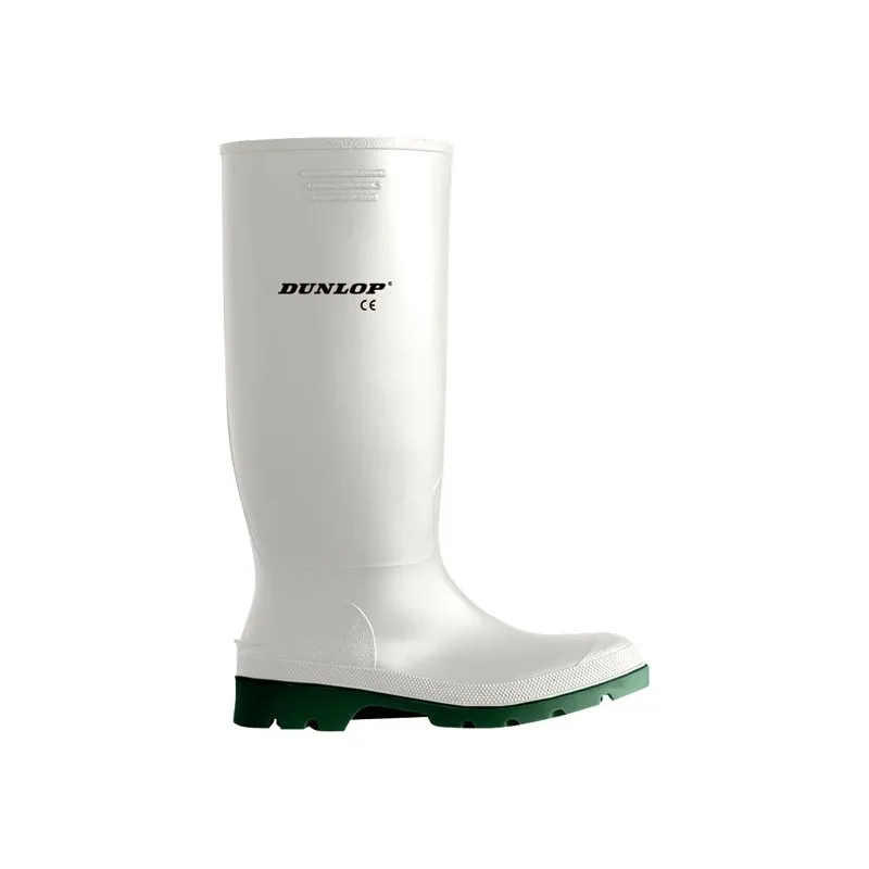 Bottes de Cuisine PVC Non Coqué Blanc - DUNLOP