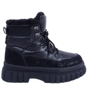 Bottes de neige femme Renn Noir le noir