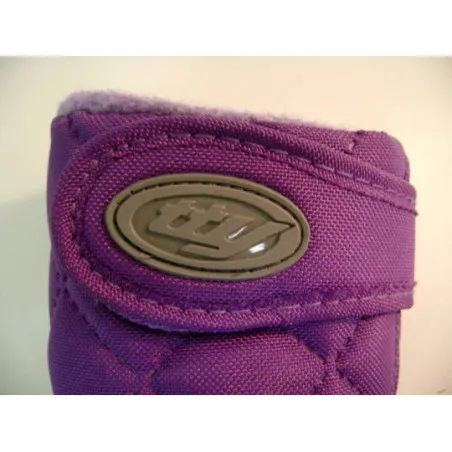 Bottes hiver Violet réglables avec Velcro | Igert Chausseur & Maroquinier