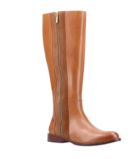 Bottes mi-mollet faith femme marron Hush Puppies