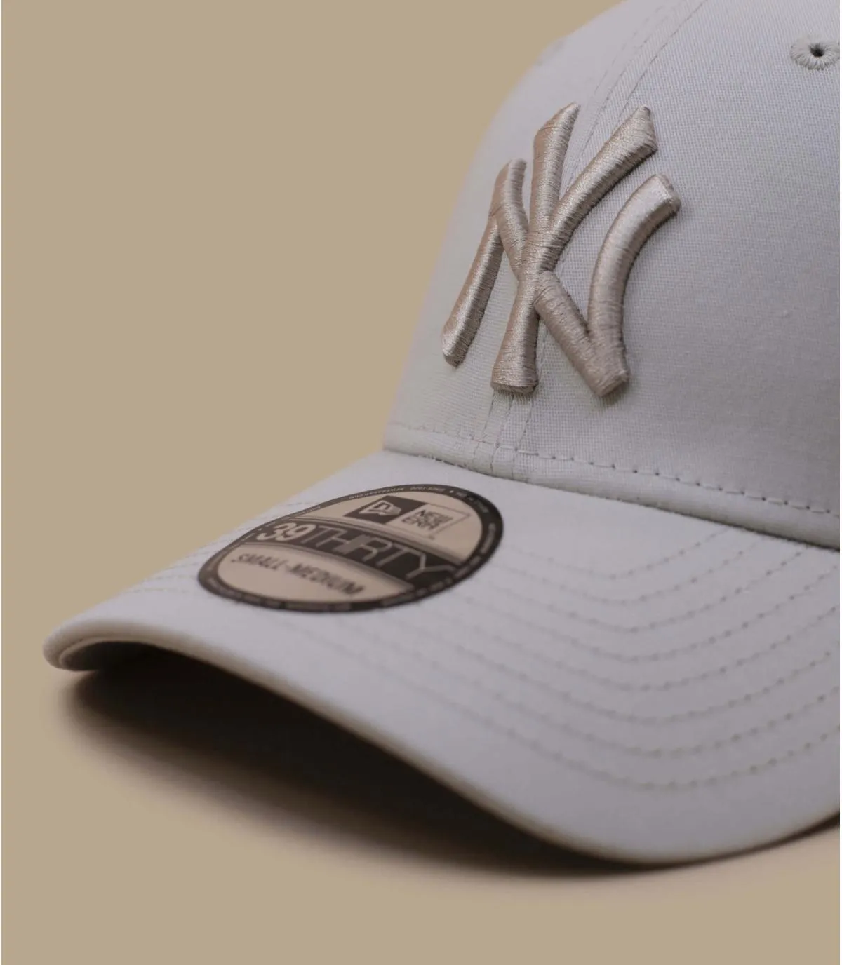 Casquette snapback NY beige - Casquette League Ess 39Thirty NY stone New Era : Headict