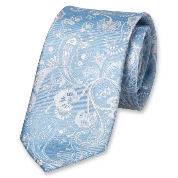 Cravates / Cravate Paisley bleue