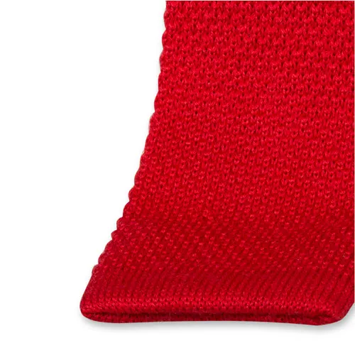 Cravates / Cravate tricot rouge