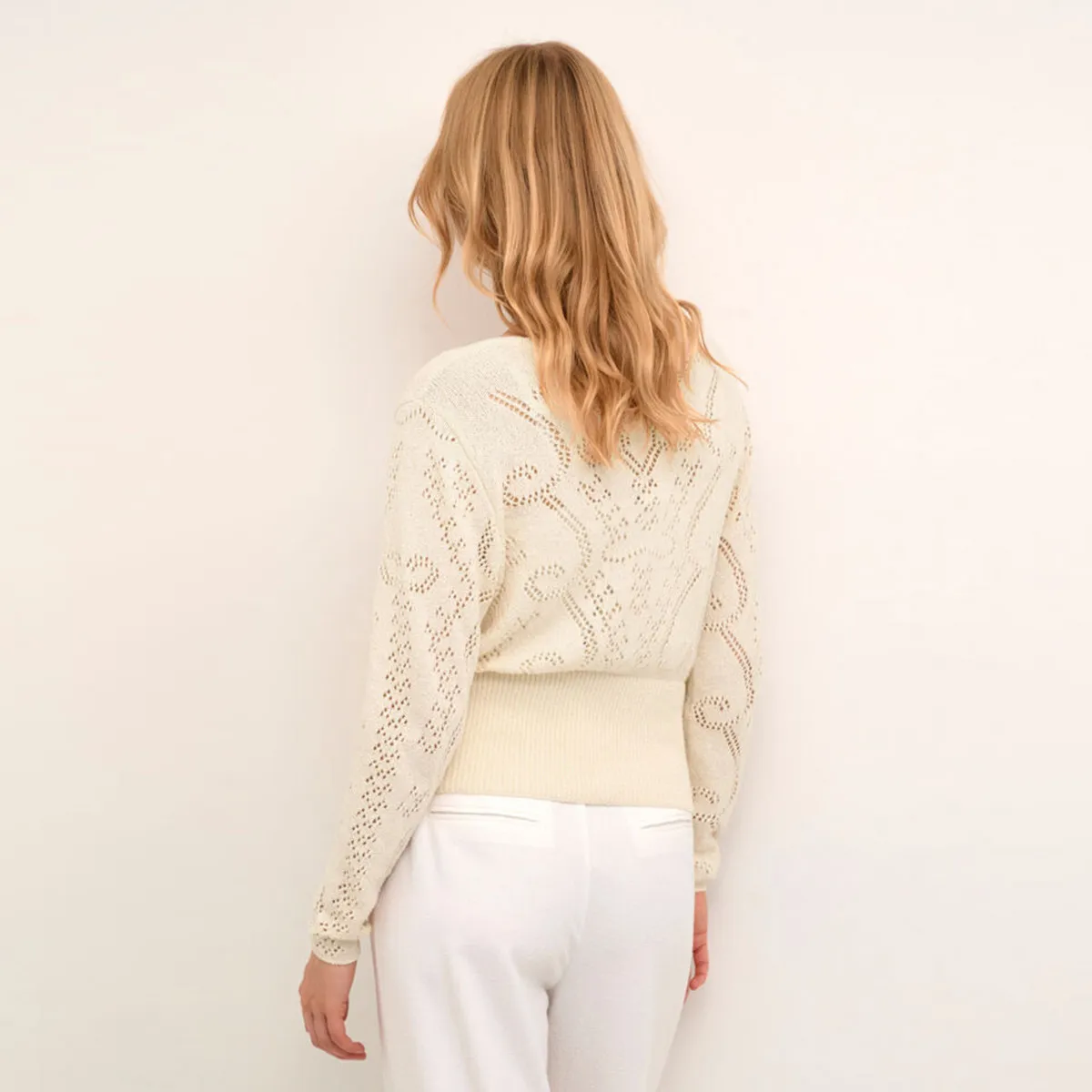 Cream Gilet en tricot Hami - ÉTÉ 2024