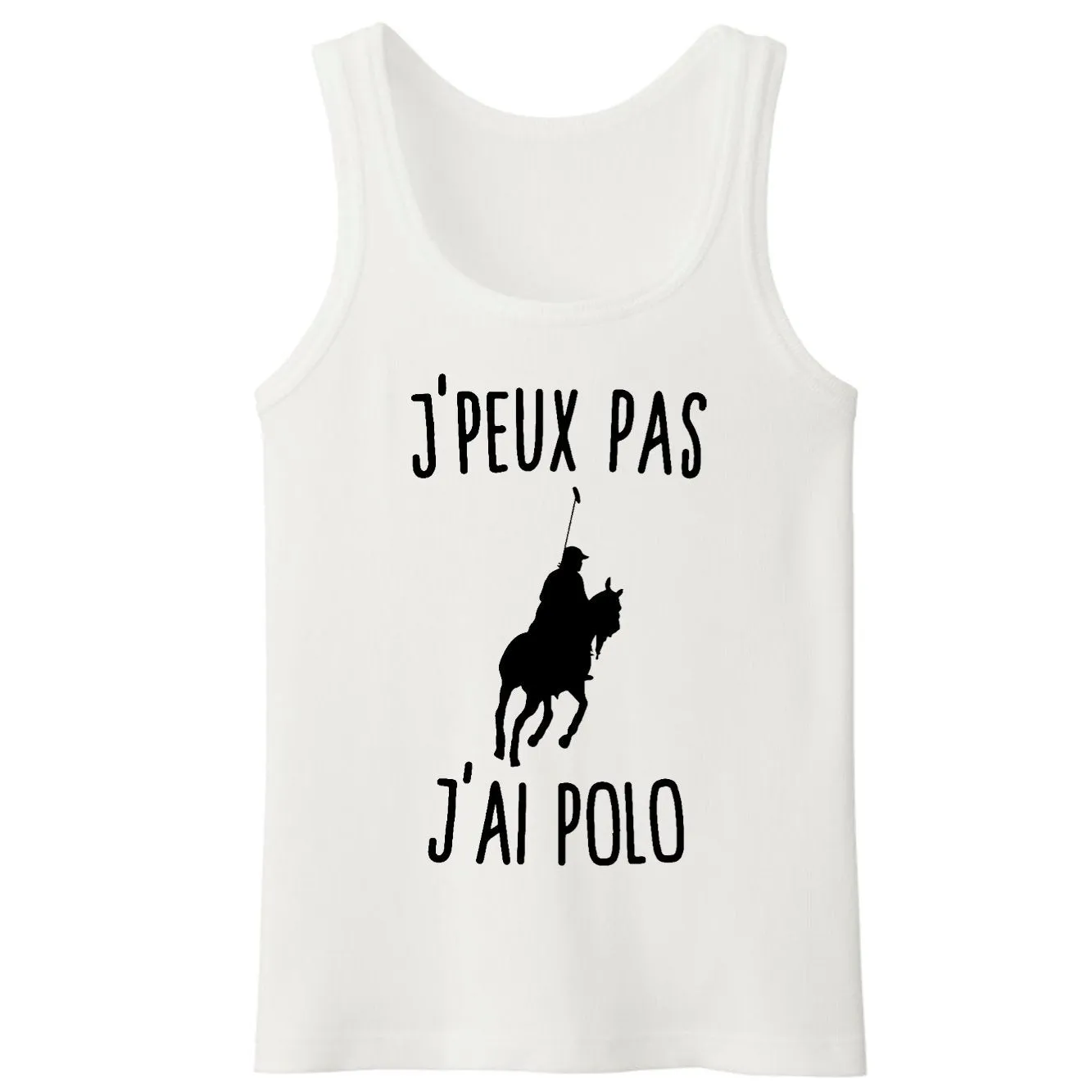 Débardeur Homme J'peux pas j'ai polo