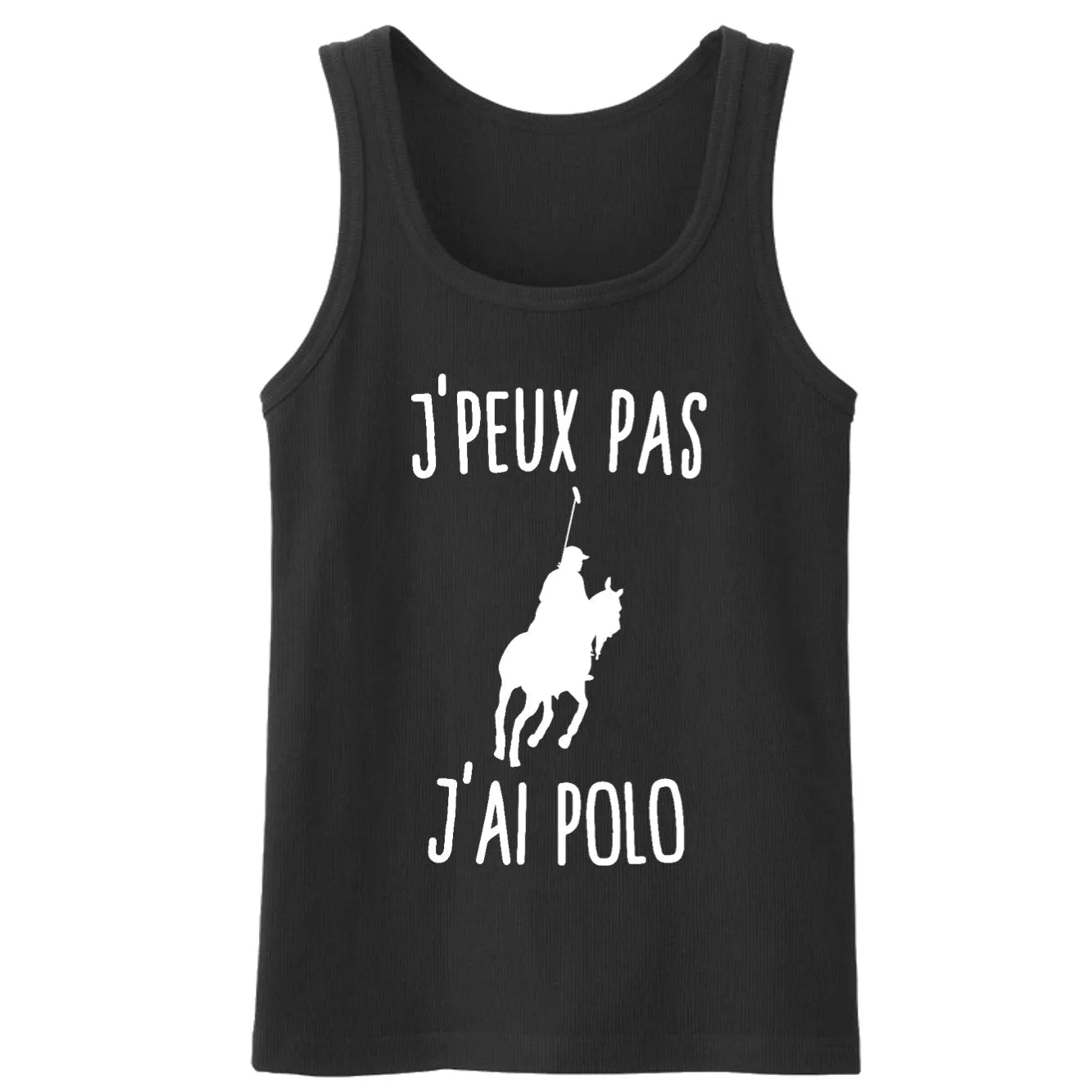 Débardeur Homme J'peux pas j'ai polo