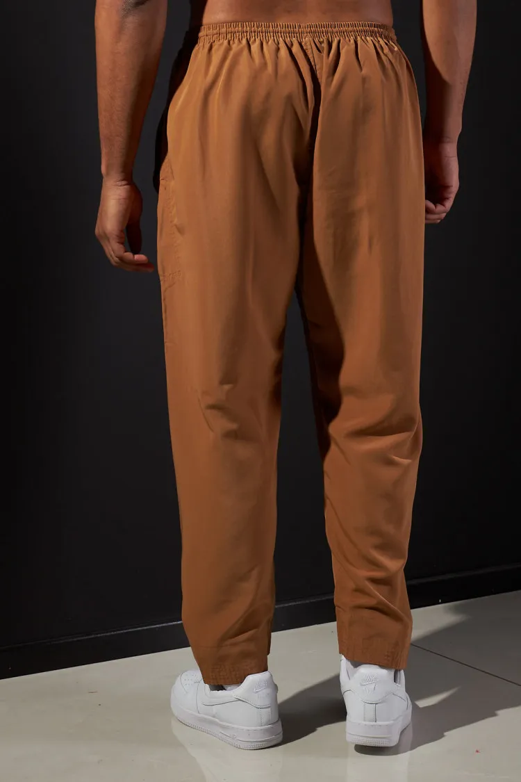 Ensemble 2 pièces qamis + pantalon camel