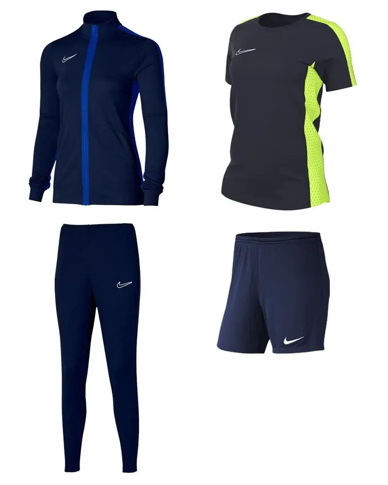 Ensemble Nike Academy 23 pour Femme. Survêtement + Maillot + Short (4 pièces)