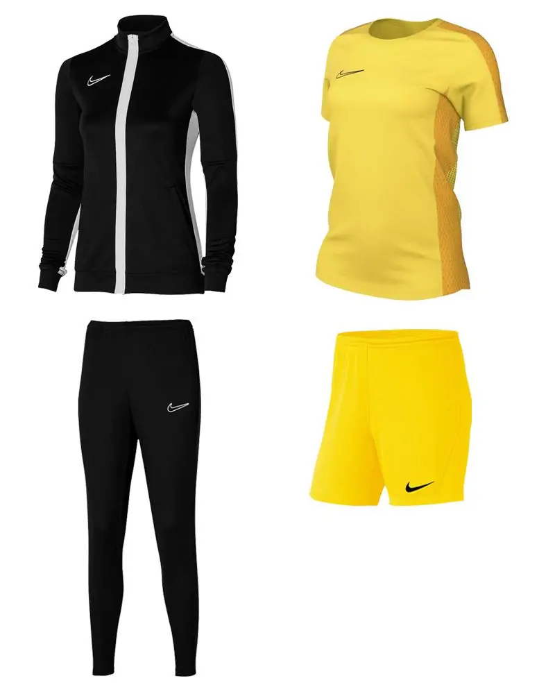 Ensemble Nike Academy 23 pour Femme. Survêtement + Maillot + Short (4 pièces)