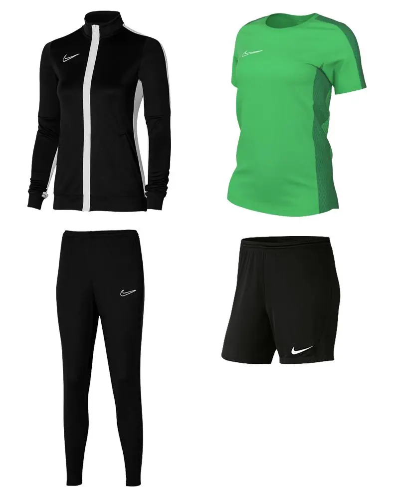 Ensemble Nike Academy 23 pour Femme. Survêtement + Maillot + Short (4 pièces)