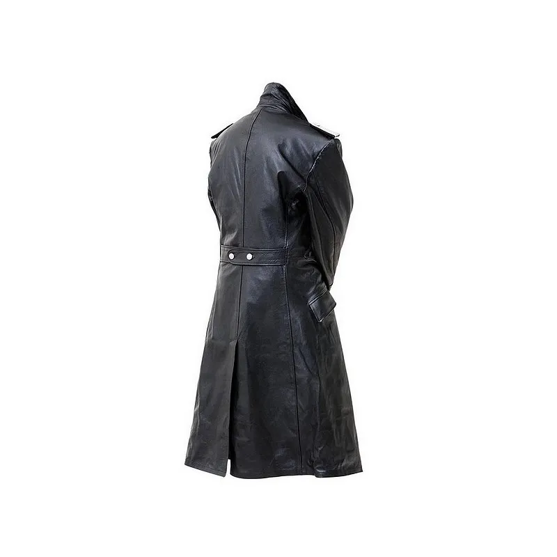 Germain leather officer trench coat WWII