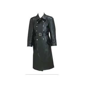 Germain leather officer trench coat WWII