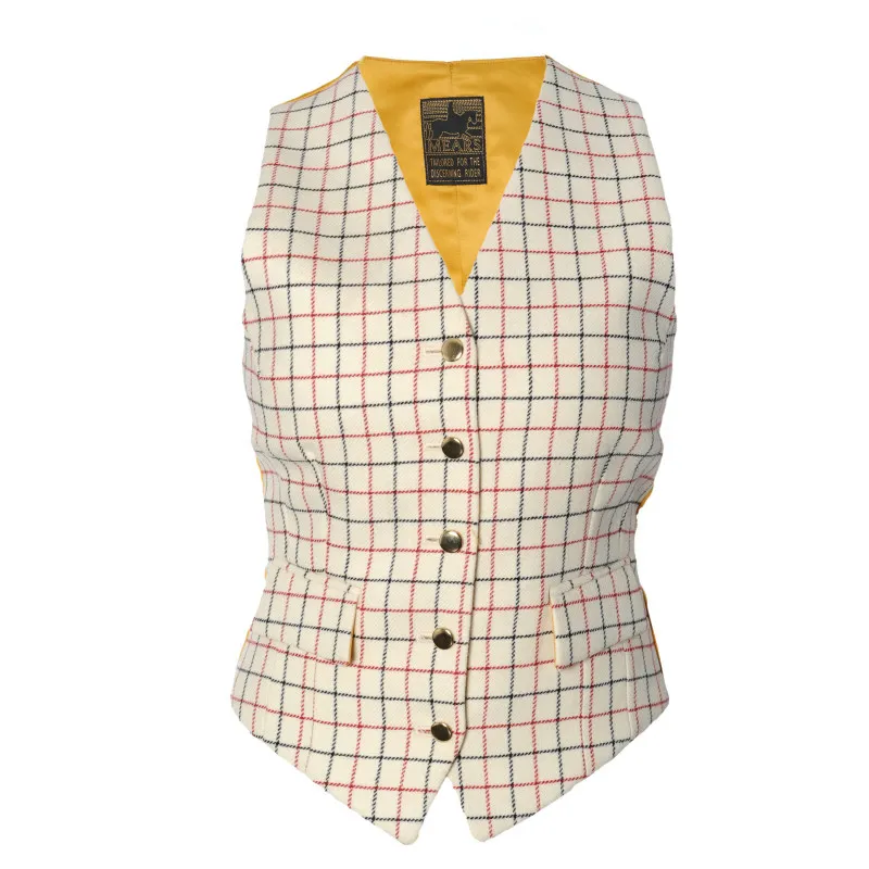 Gilet d'invité tattersall femme