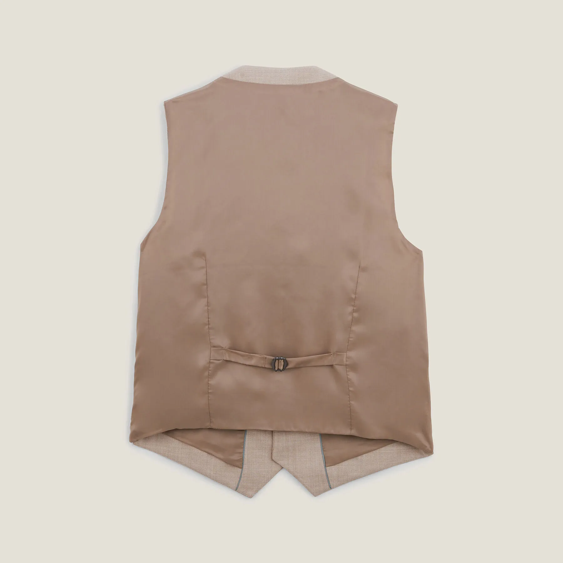 Gilet de costume slim bi-ton Beige | Jules