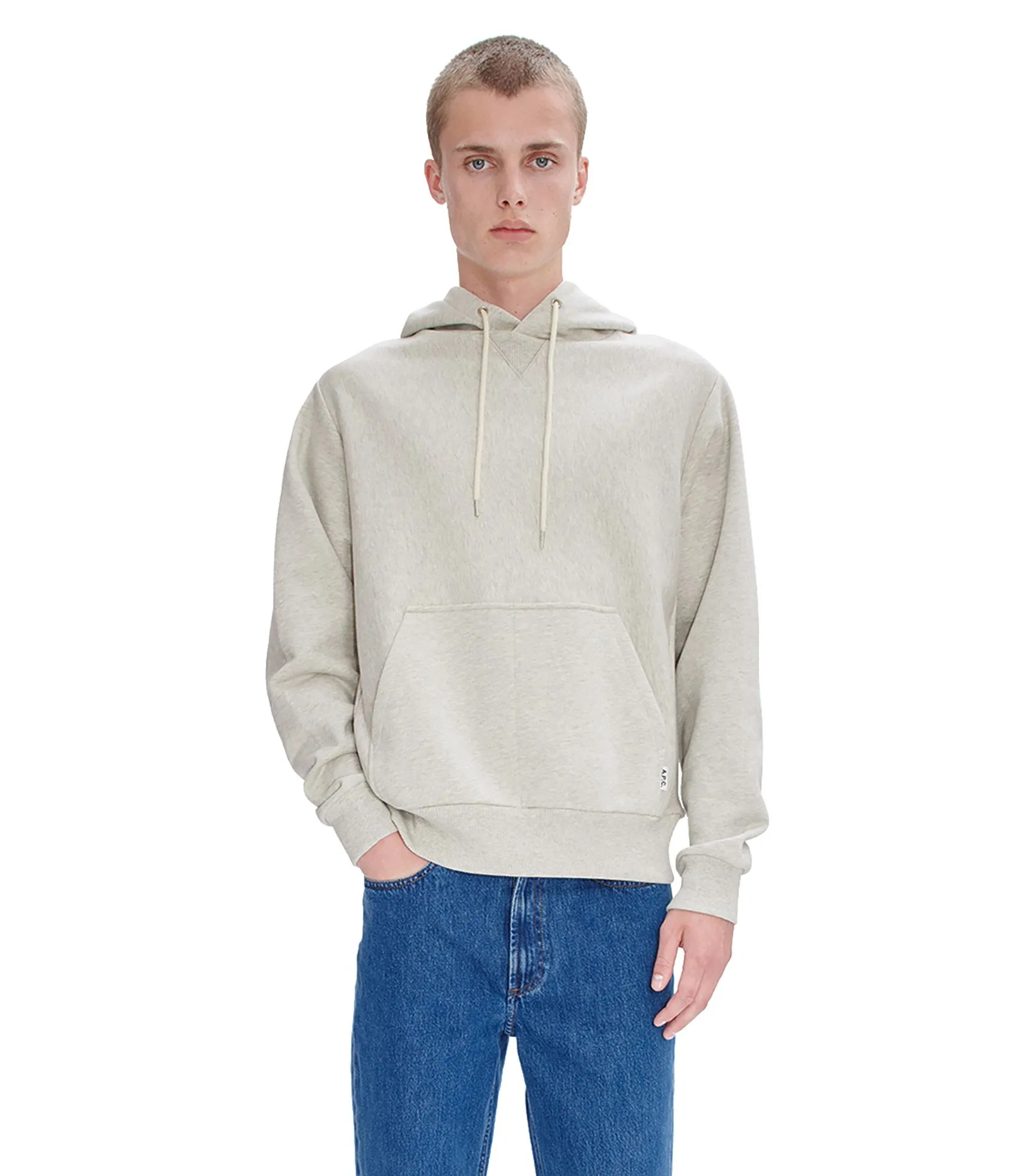 Hoodie Bruce Ecru chiné | A.P.C.