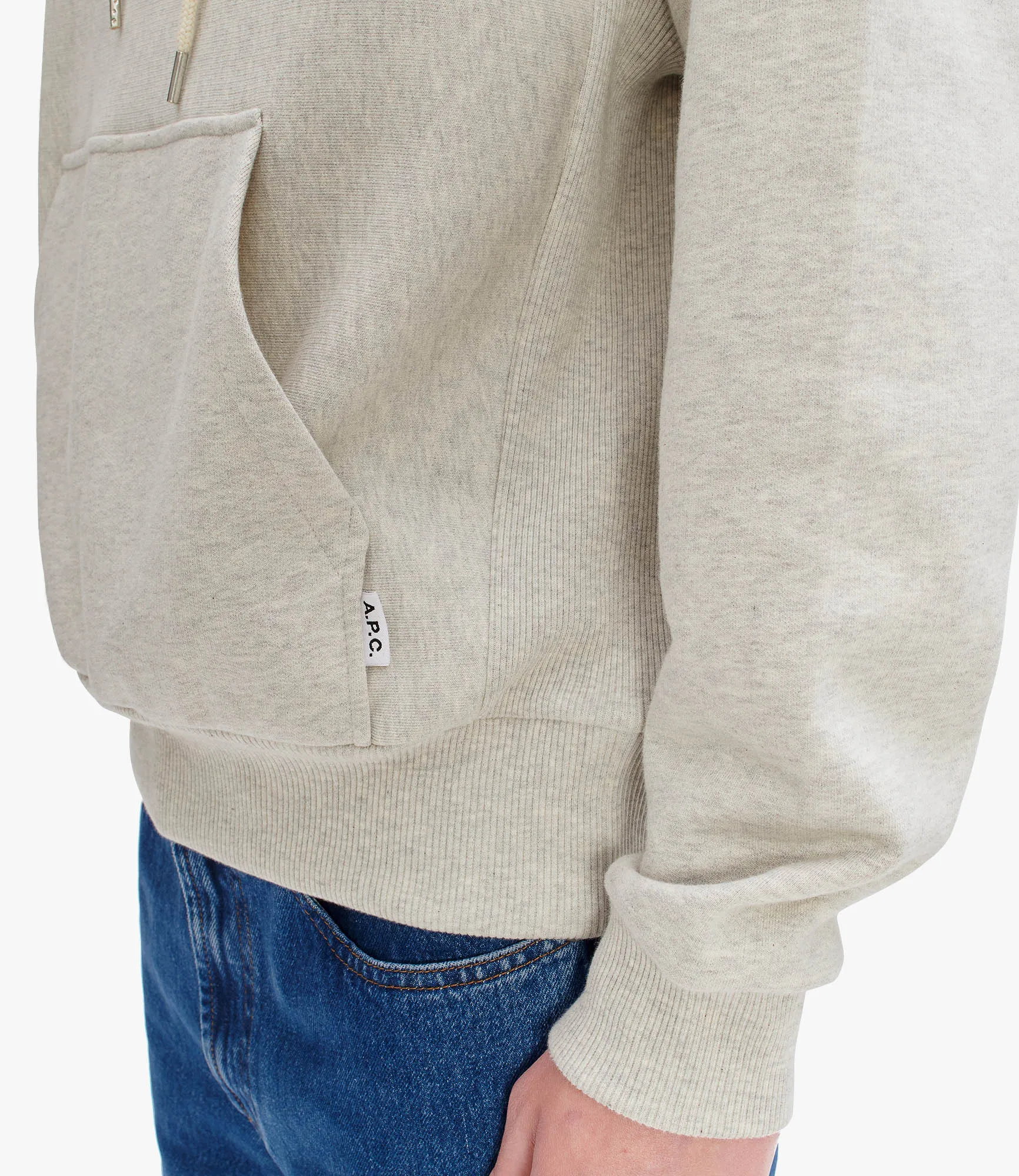 Hoodie Bruce Ecru chiné | A.P.C.