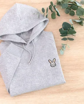 Hoodie femme Picto Lapin brodé