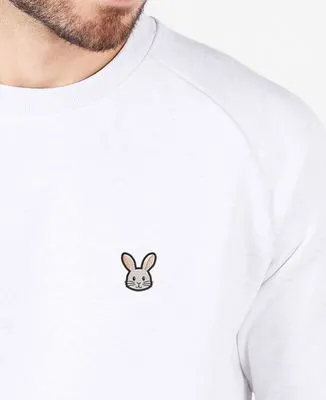 Hoodie femme Picto Lapin brodé