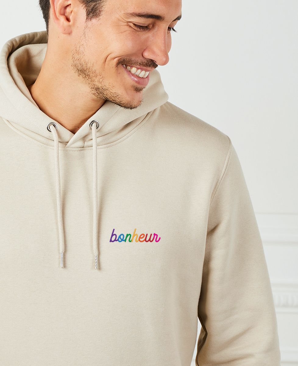 Hoodie homme Bonheur (brodé)