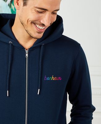 Hoodie homme Bonheur (brodé)