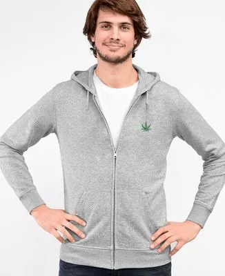 Hoodie homme CannaWeed (brodé)