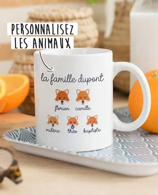 Hoodie homme Famille animaux personnalisé