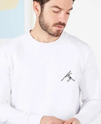 Hoodie homme Lancer de javelot (brodé)