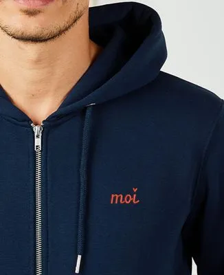 Hoodie homme Moi (brodé)