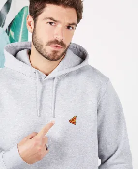 Hoodie homme Pizza (brodé)