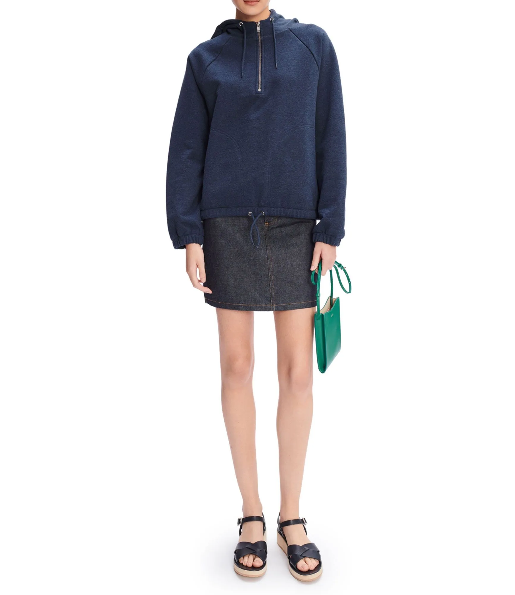 Hoodie Nina Marine chiné | A.P.C.