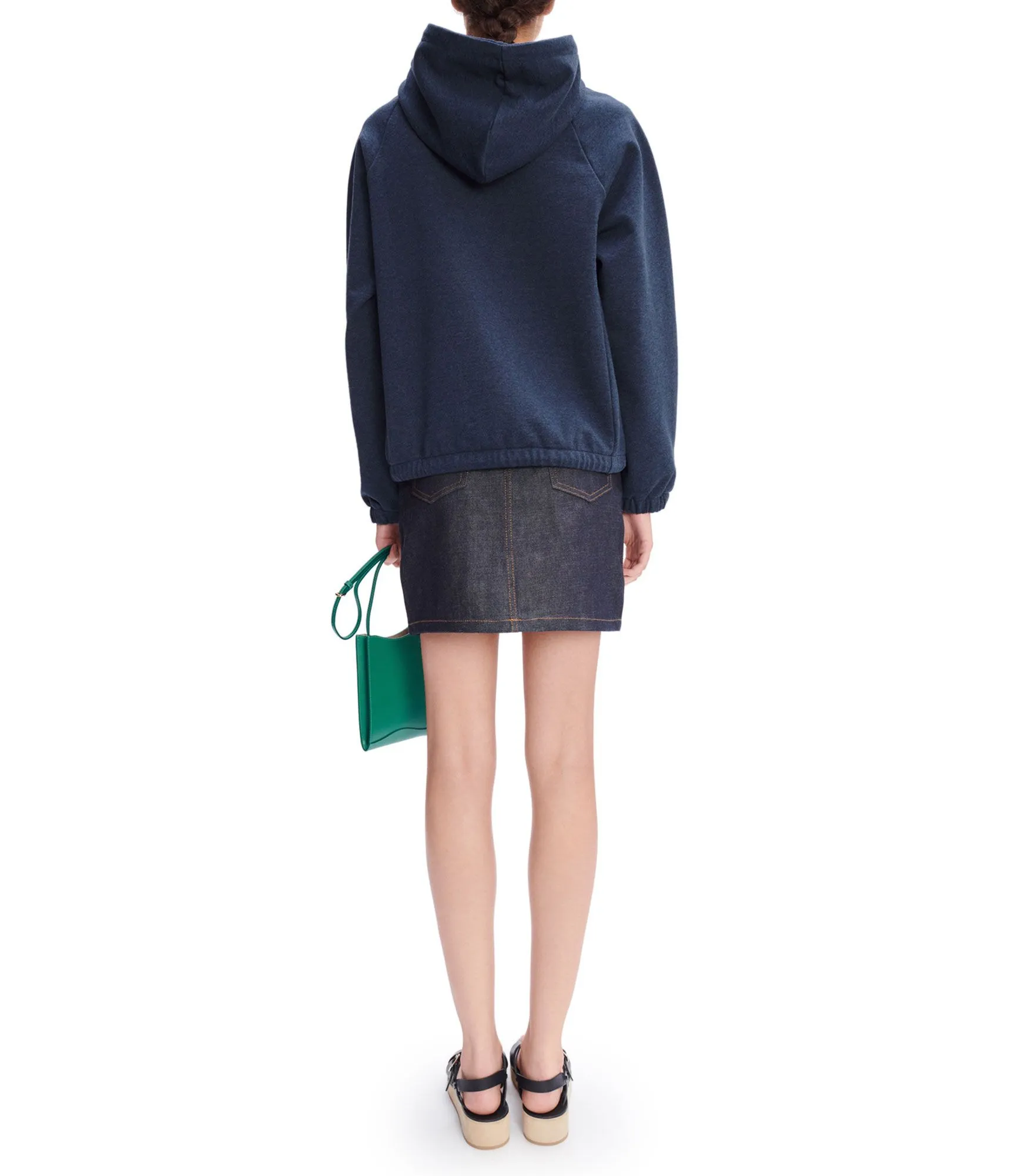 Hoodie Nina Marine chiné | A.P.C.