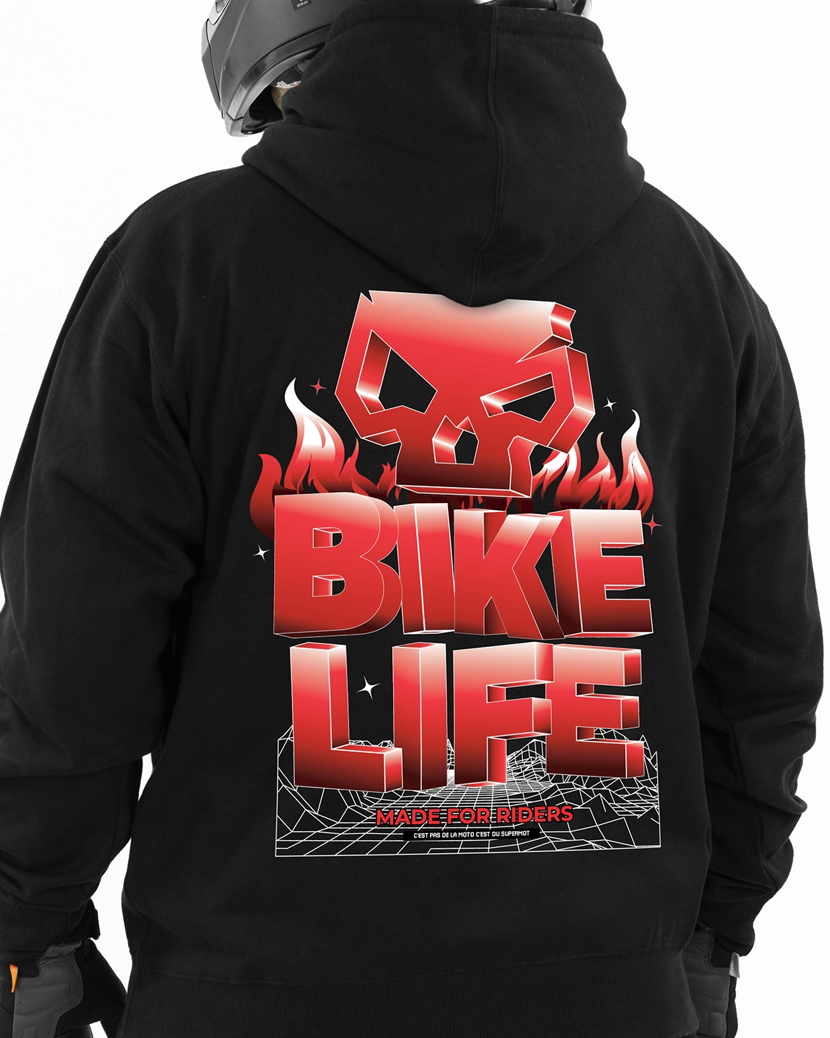 Hoodie Sweat à Capuche BIKELIFE - SUPERMOT® - Boutique Officielle