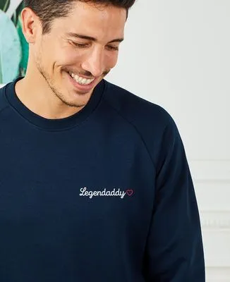 Hoodie zippé homme Legendaddy (brodé)