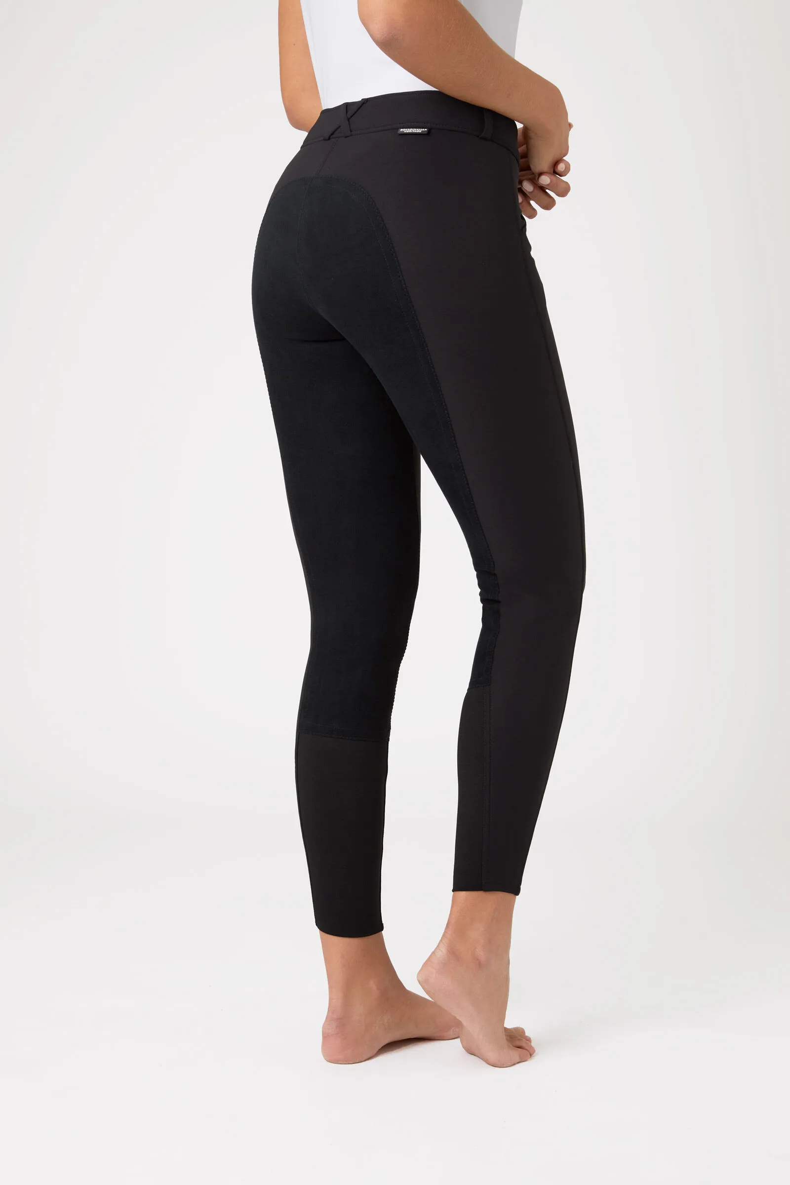 Horze Pantalon d'équitation à fond de peau Grand Prix, femme