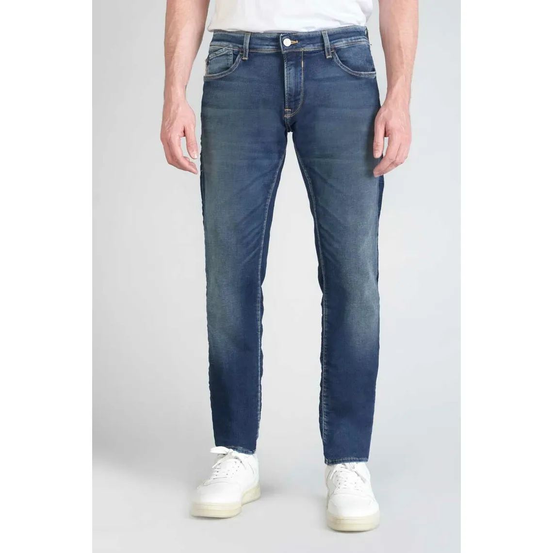 Jeans ajusté BLUE JOGG 700/11, longueur 34 bleu en coton Aiden | 3 Suisses