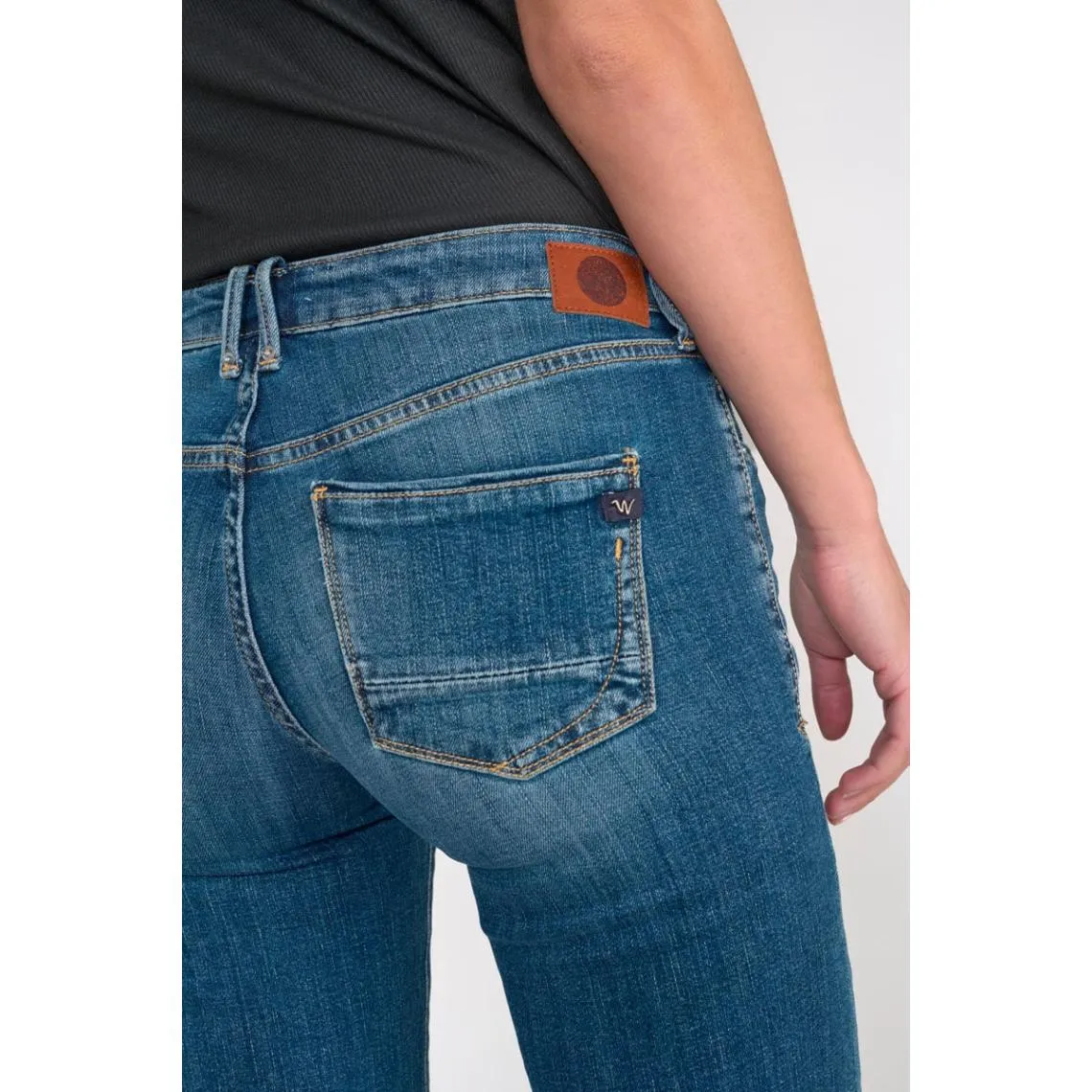 Jeans flare, très évasé , longueur 34 bleu Gaia | 3 Suisses