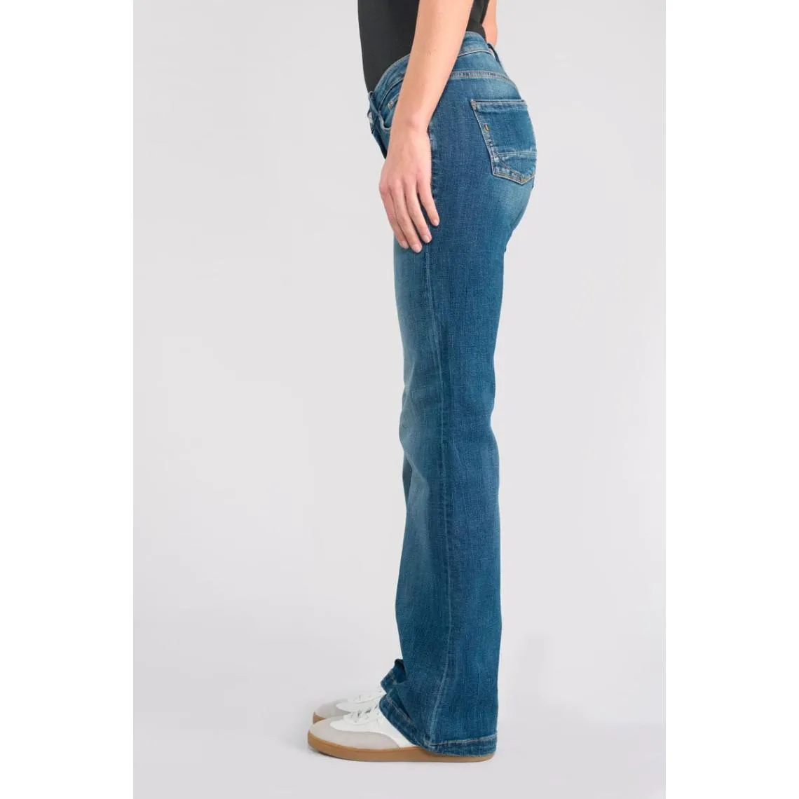 Jeans flare, très évasé , longueur 34 bleu Gaia | 3 Suisses