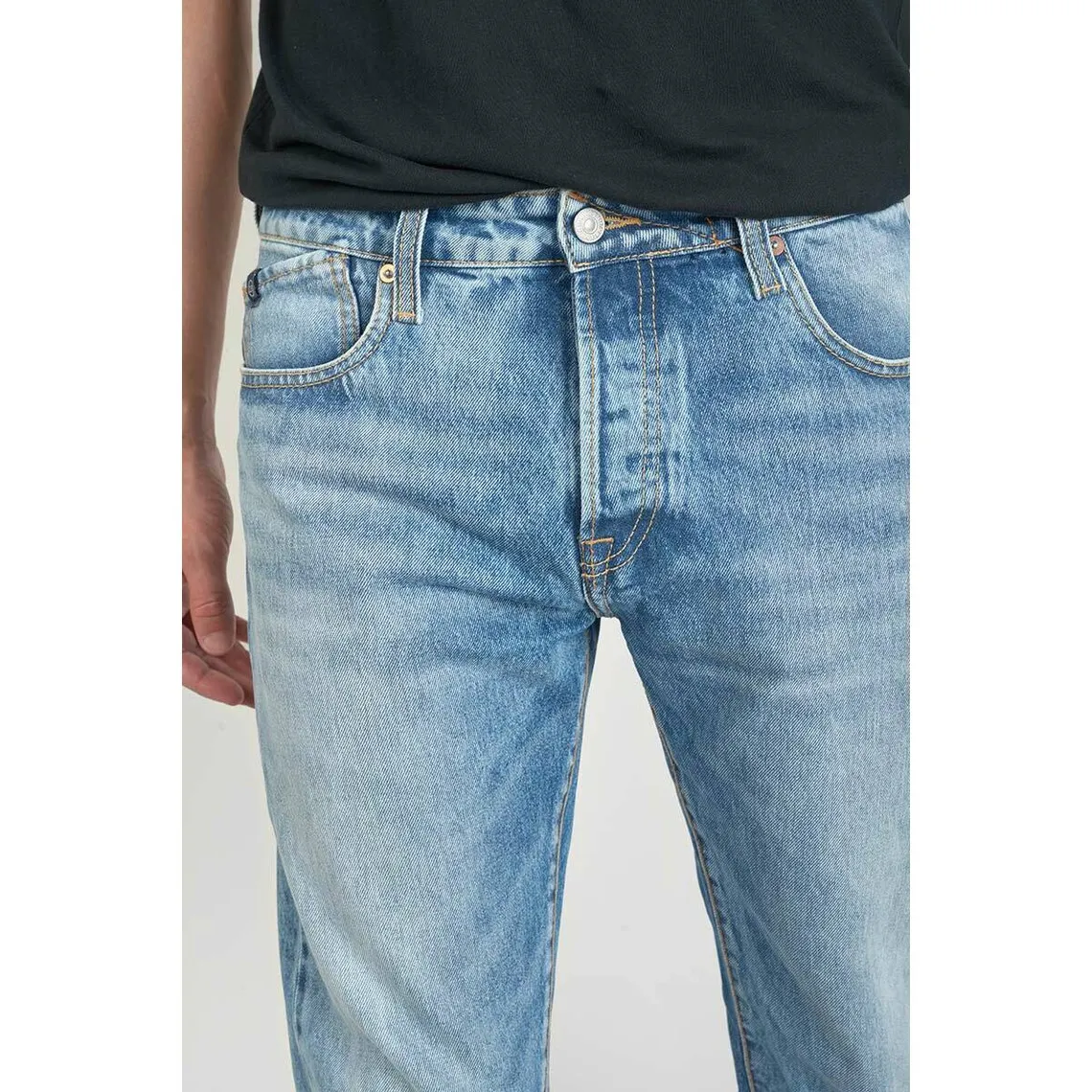 Jeans regular, droit 700/20 regular, longueur 34 bleu en coton Levi | 3 Suisses