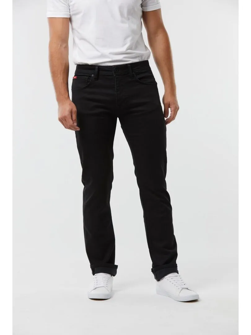 Lee Cooper - Pantalon coton straight LC126ZP - Noir