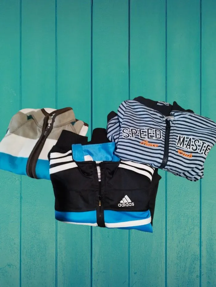 Lot de vestes et pulls - adidas - 4 ans  | Beebs