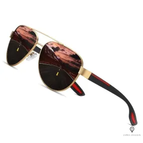 Lunette Aviateur Homme De Soleil Marron