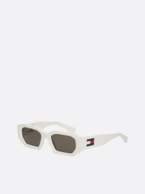 Lunettes de soleil octogonales | Blanc | Tommy Hilfiger