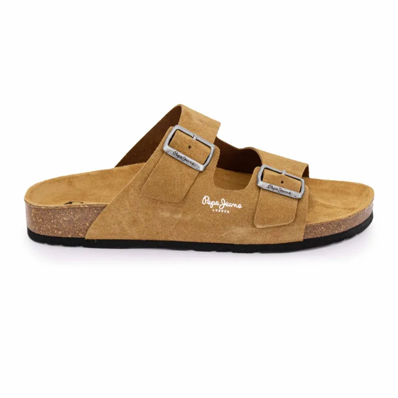 Mules Dark stone double bride Homme PEPE JEANS à prix dégriffé ! | 